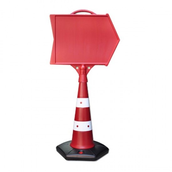 Ограничителен конус стрелка 127 см. с табела 34/38 см.