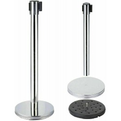 Ограничително колче с черна лента 450 см.