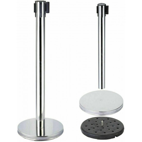 Ограничително колче с черна лента 450 см.