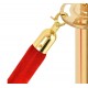 Velvet rope with chrome ends Velvet rope with chrome ends