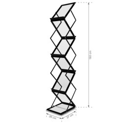 Стойка за брошури с размер А4 - модел Монтана със черен куфар