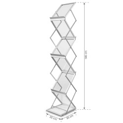 Стойка за брошури с размер А4 - модел Монтана  Стойка за брошури с размер А4 - модел Монтана