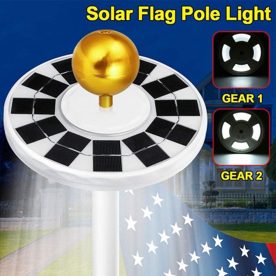 Solar flagpole light 128 LED Solar flagpole light 128 LED