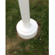 Decorative flagpole base cover / protecting collar Decorative flagpole base cover / protecting collar