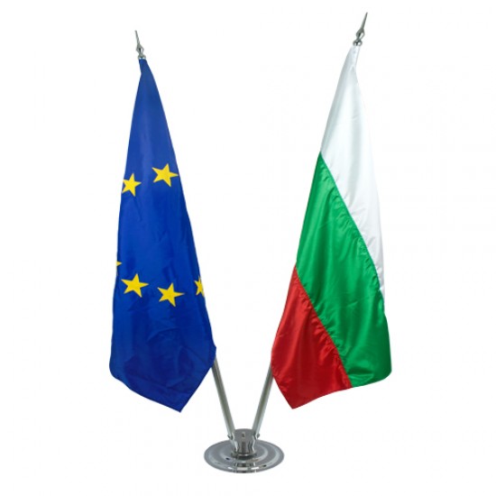 Interior chrome flag holder for two flags Interior chrome flag holder for two flags