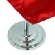 Interior chrome flagpole Interior chrome flagpole