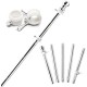 Facade sectional flagpole and flag holder Facade sectional flagpole and flag holder