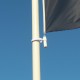 Flagpole weight for fiberglass flagpoles