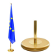 Interior golden flagpole Interior golden flagpole