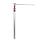Telescopic aluminium flagpole up to 600 cm with rotating arm Telescopic aluminium flagpole up to 600 cm with rotating arm