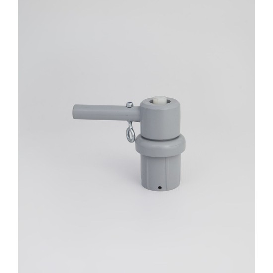 Banner head with rotating arm Banner head with rotating arm