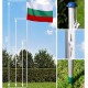 Бюджетен сглобяем алуминиев пилон със знаме на България