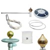 Flagpole accessories and spare parts