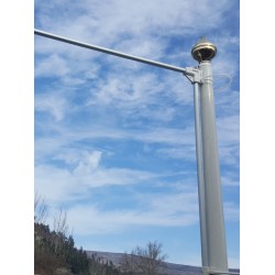 Windtracker rotating arm